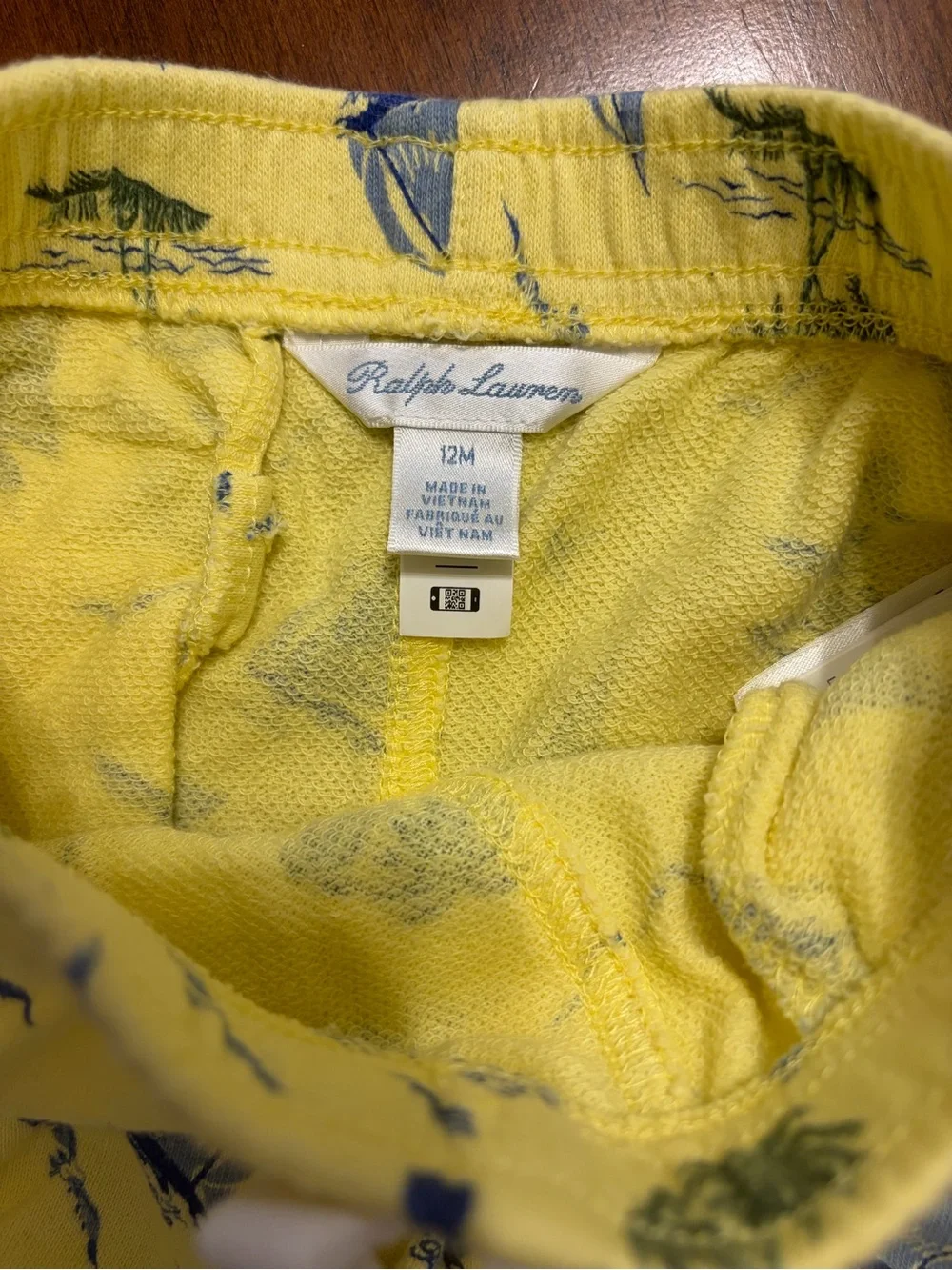 Ralph Lauren Yellow Nautical Sailboat Shorts